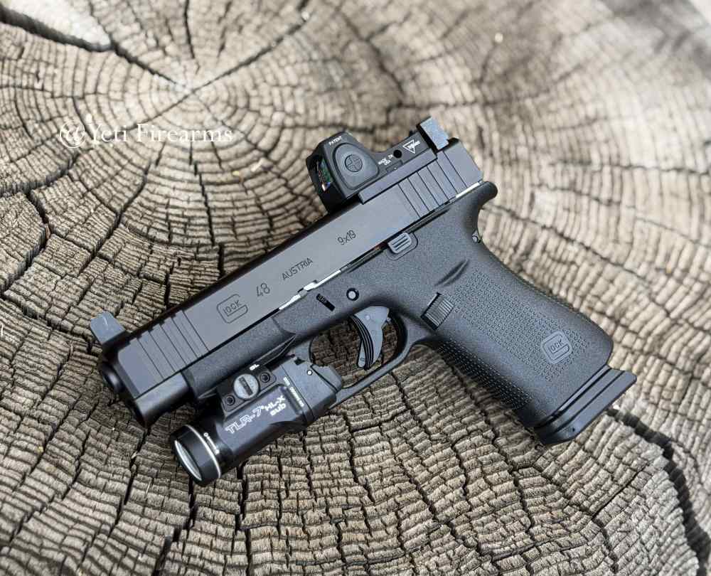 Glock 48 MOS 9mm W/ RMRcc 3.25 MOA CHPWS Tall Sights TLR-7 HL-X 15 Round-img-2
