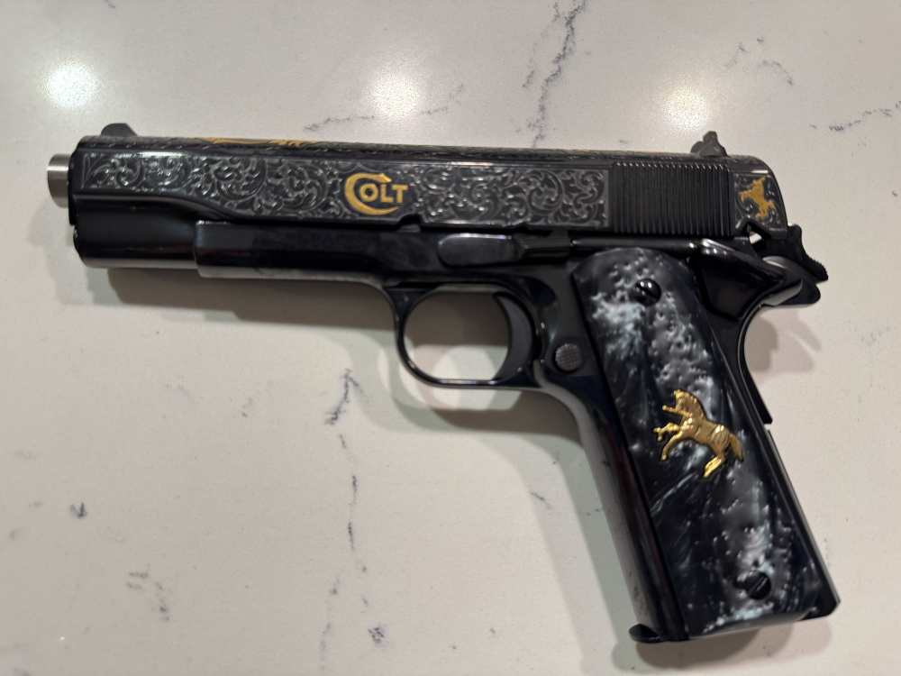 Samuel Colt limited edition 1911 .45acp royal blue -img-0
