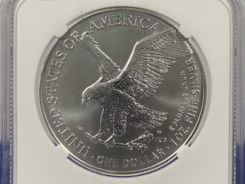 2022 Silver Eagle NGC MS69 *West Point Mint* 1 Troy Ounce .999 FINE SILVER-img-5