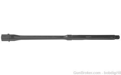 FN America, Barrel, 16", Black Finish, Button Broached, Mid Length Gas -img-0