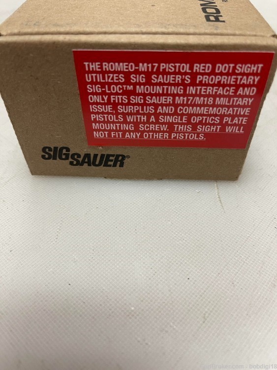 SIG Sauer Romeo M17 Reflex Sight SORM1700 Single Screw NO CC FEES-img-6