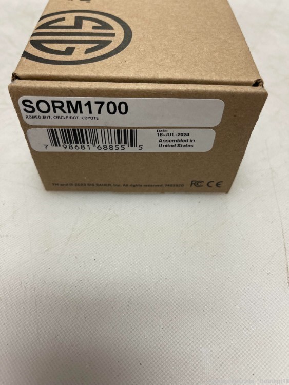 SIG Sauer Romeo M17 Reflex Sight SORM1700 Single Screw NO CC FEES-img-5