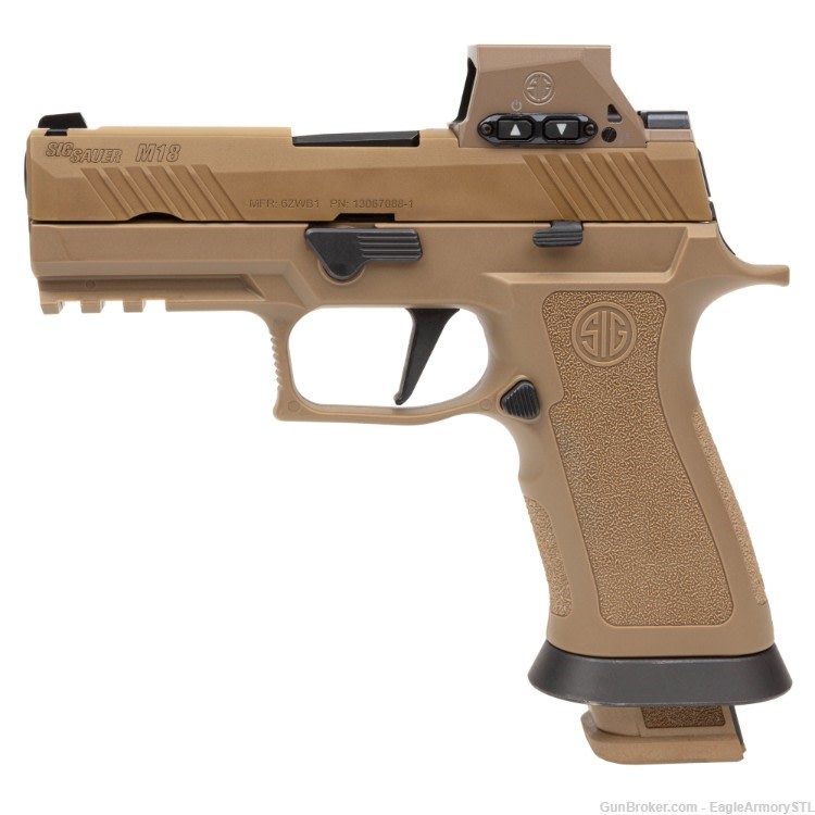 SIG SAUER P320 M18X W/ ROMEO M17 RDS 3.9" 9MM M18X-9-RX FREE SHIPPING-img-0