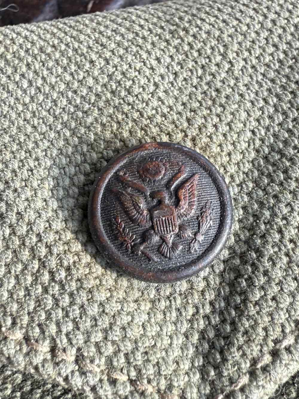 HEADQUARTERS GARRISON BELT 1913 VERY NICE SHAPE COMPLETE-img-2