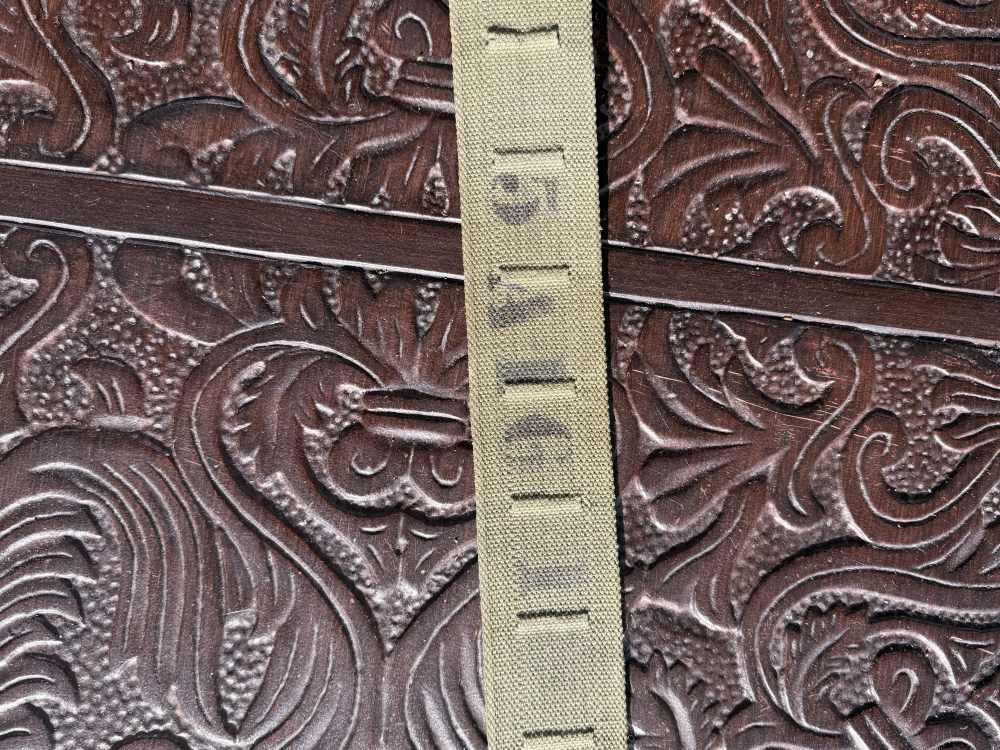 HEADQUARTERS GARRISON BELT 1913 VERY NICE SHAPE COMPLETE-img-15