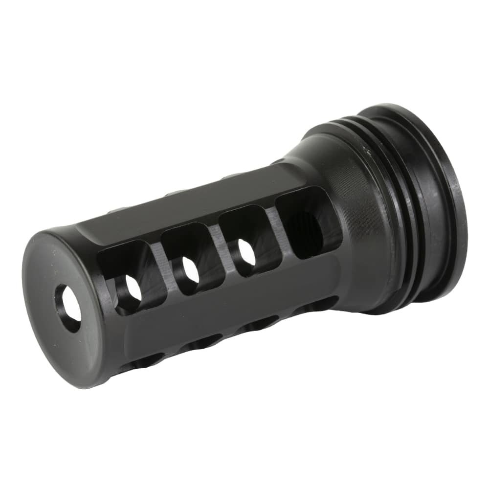 HUXWRX Safety Co. Muzzle Brake-QD 5.56 NATO 1/2x28mm Black 1599 -img-0