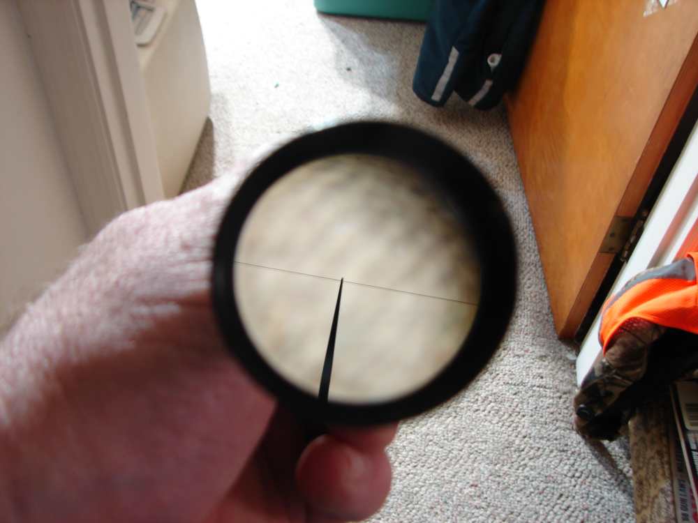 WEAVER K4 MADE IN EL PASO TEX RARE TAPERED POST WITH CROSSHAIR RECTICLE -img-25