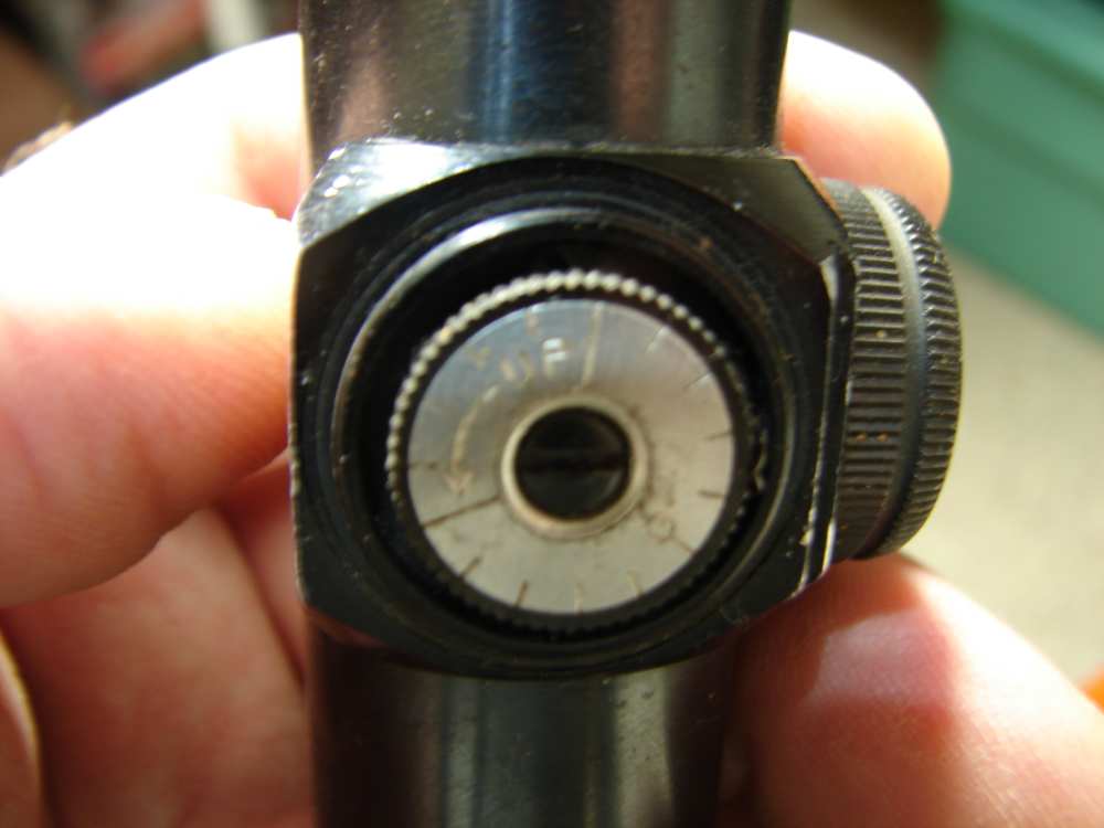 WEAVER K4 MADE IN EL PASO TEX RARE TAPERED POST WITH CROSSHAIR RECTICLE -img-24
