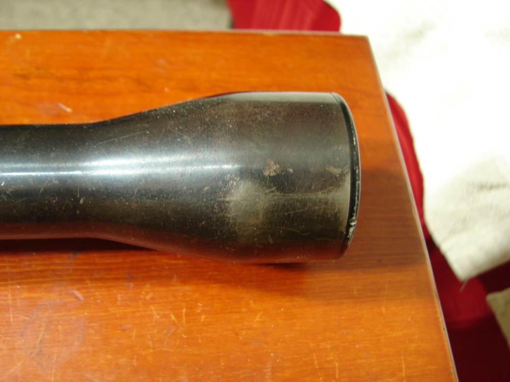 WEAVER K4 MADE IN EL PASO TEX RARE TAPERED POST WITH CROSSHAIR RECTICLE -img-6
