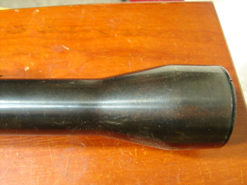 WEAVER K4 MADE IN EL PASO TEX RARE TAPERED POST WITH CROSSHAIR RECTICLE -img-4