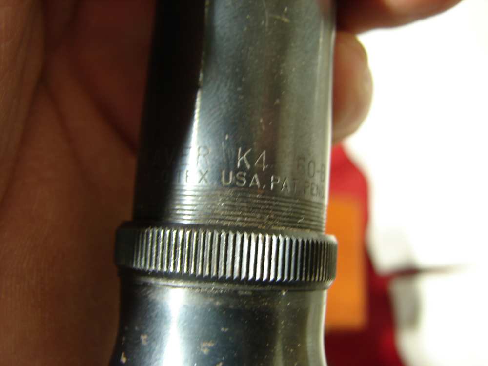 WEAVER K4 MADE IN EL PASO TEX RARE TAPERED POST WITH CROSSHAIR RECTICLE -img-15