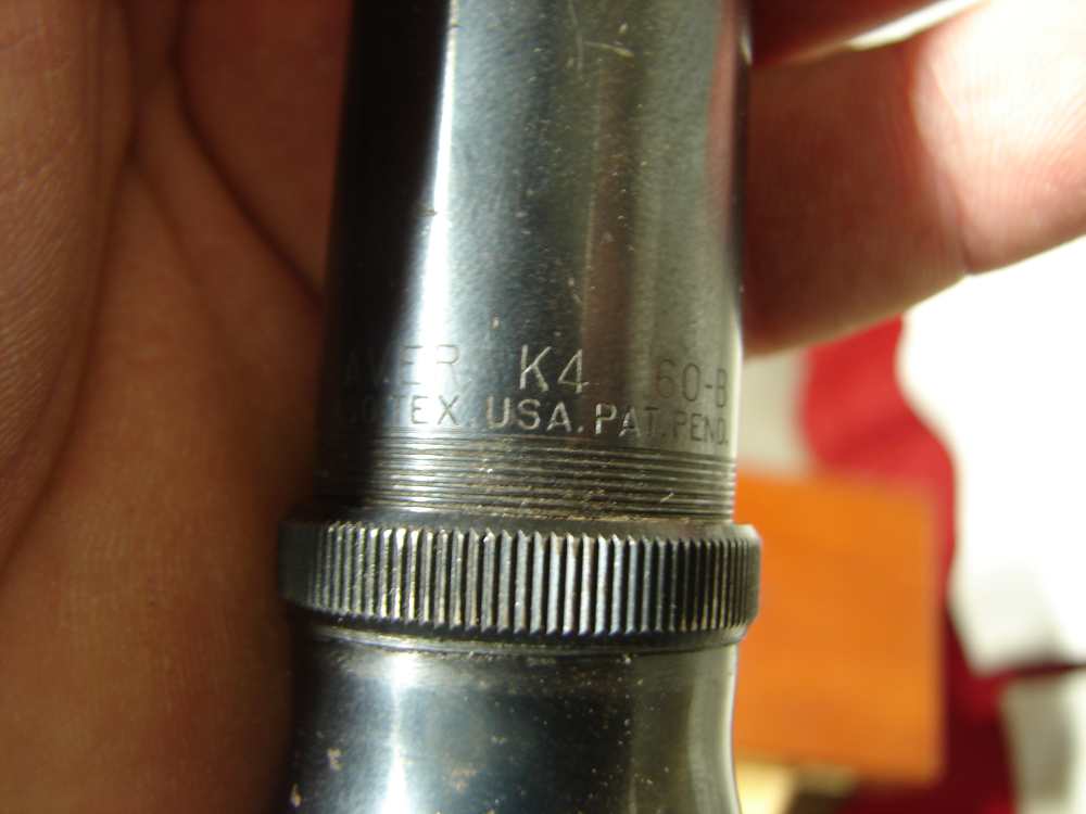 WEAVER K4 MADE IN EL PASO TEX RARE TAPERED POST WITH CROSSHAIR RECTICLE -img-18