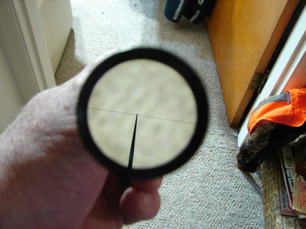 WEAVER K4 MADE IN EL PASO TEX RARE TAPERED POST WITH CROSSHAIR RECTICLE -img-26