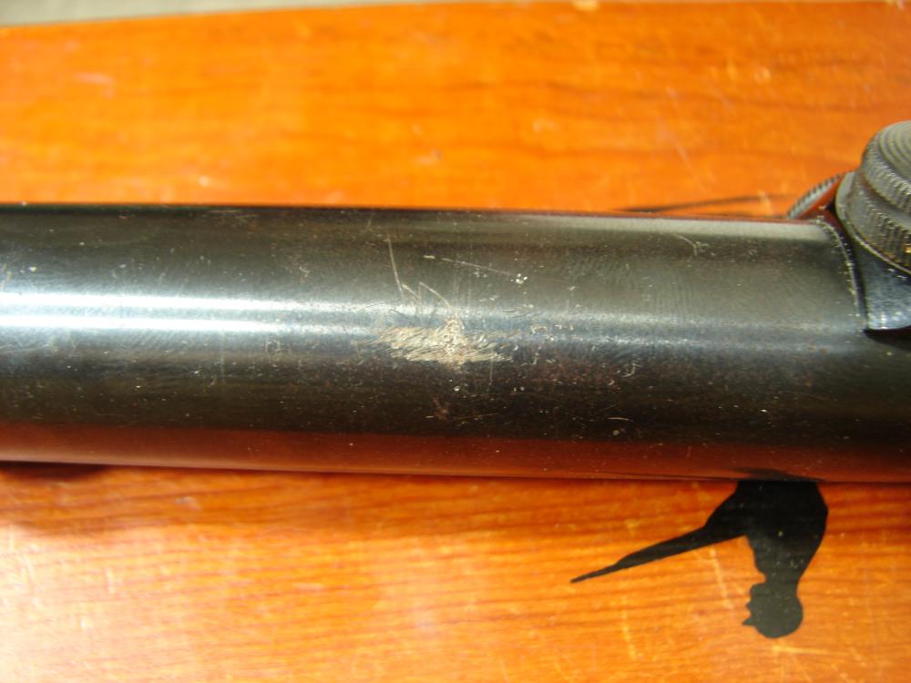 WEAVER K4 MADE IN EL PASO TEX RARE TAPERED POST WITH CROSSHAIR RECTICLE -img-2