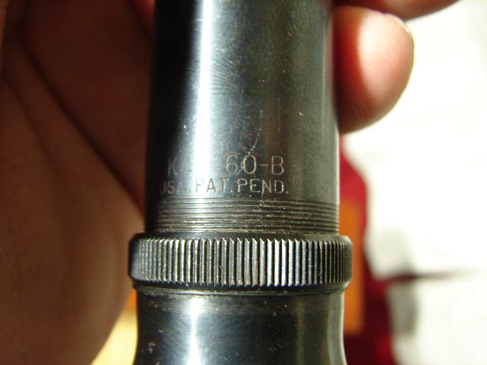 WEAVER K4 MADE IN EL PASO TEX RARE TAPERED POST WITH CROSSHAIR RECTICLE -img-16
