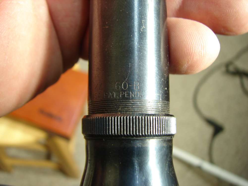 WEAVER K4 MADE IN EL PASO TEX RARE TAPERED POST WITH CROSSHAIR RECTICLE -img-30