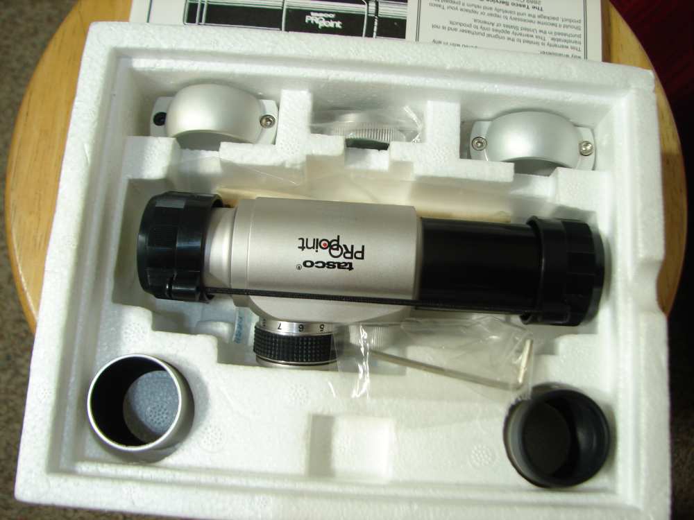 PRO POINT 3 BY TASCO RED DOT SIGHT NIB NEVER USED VINTAGE-img-6