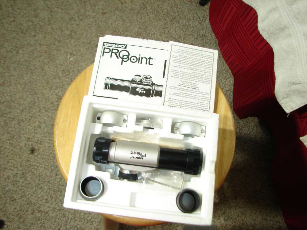 PRO POINT 3 BY TASCO RED DOT SIGHT NIB NEVER USED VINTAGE-img-5