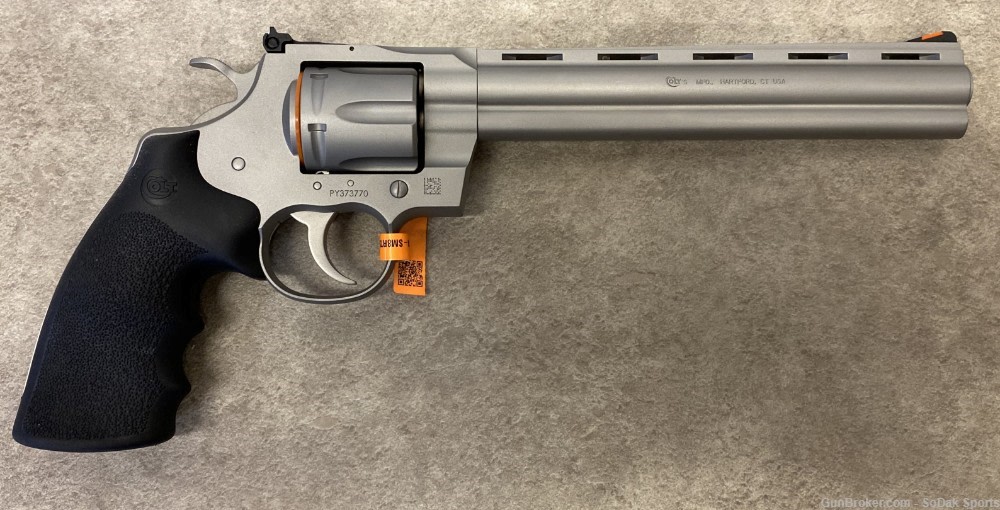 Colt Python Matte Stainless .357 Mag 8" BBL # PYTHON-SM8RTS NEW-img-1