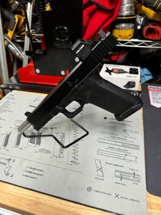 LW & Alpha G40 in 10mm & 40S&W (Conv) HE507C-GR X2 w/ Co-Wit Day-Nite Irons-img-1