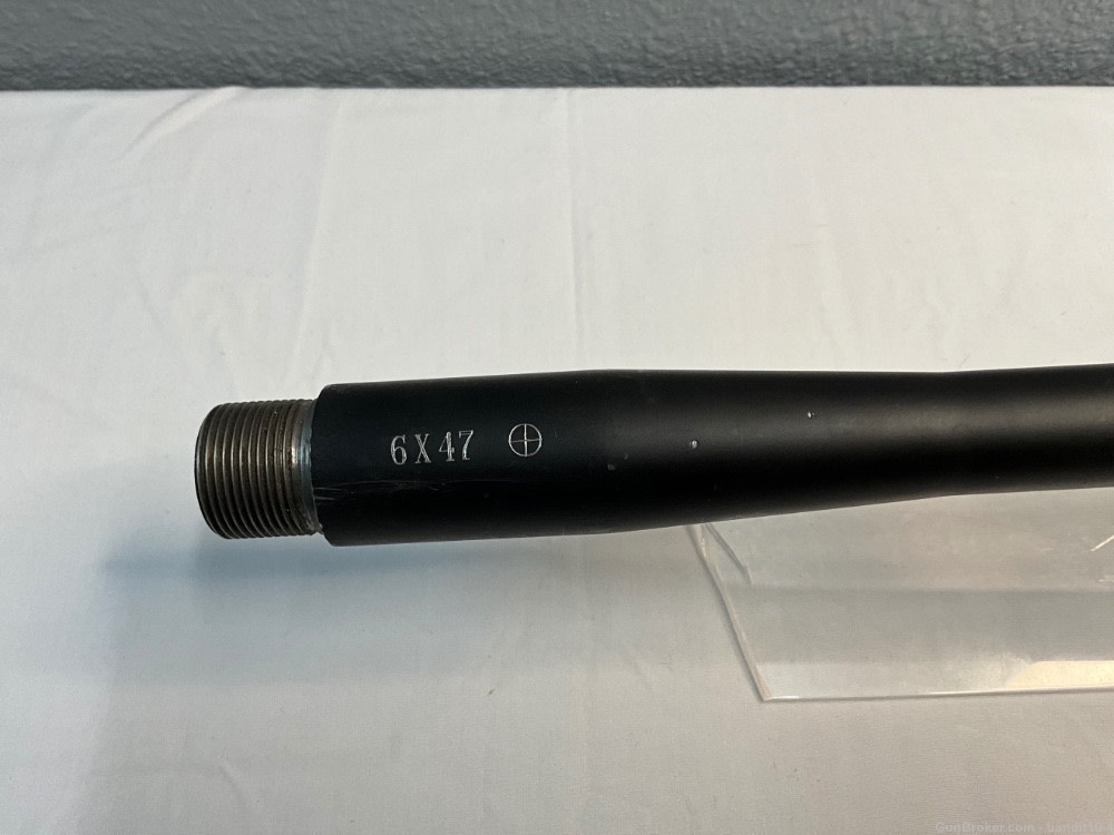 Custom Benchrest - 26” Threaded Steel Barrel - 6x47 - Black Finish-img-1