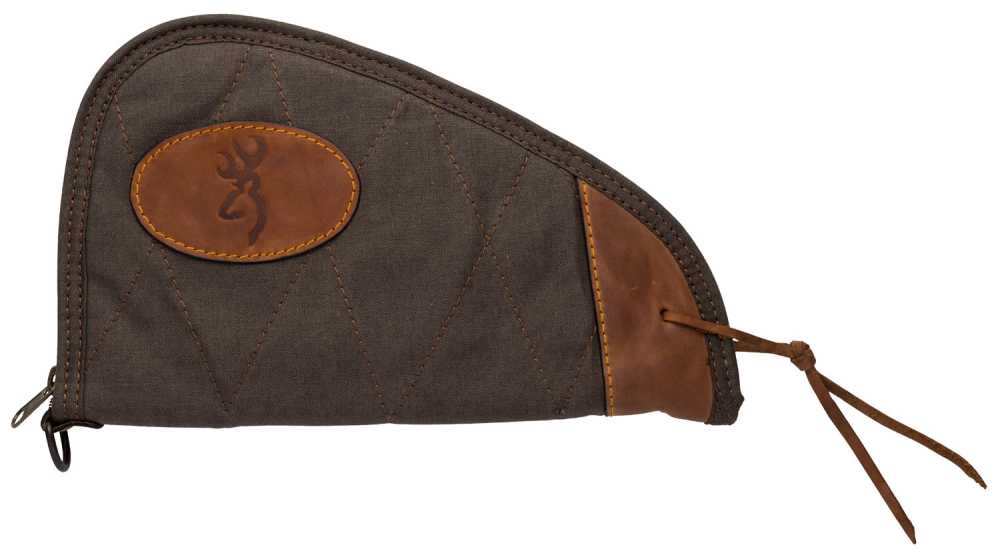 Browning 1423886911 lona pistol rug 11" long flint-brown canvas-img-0