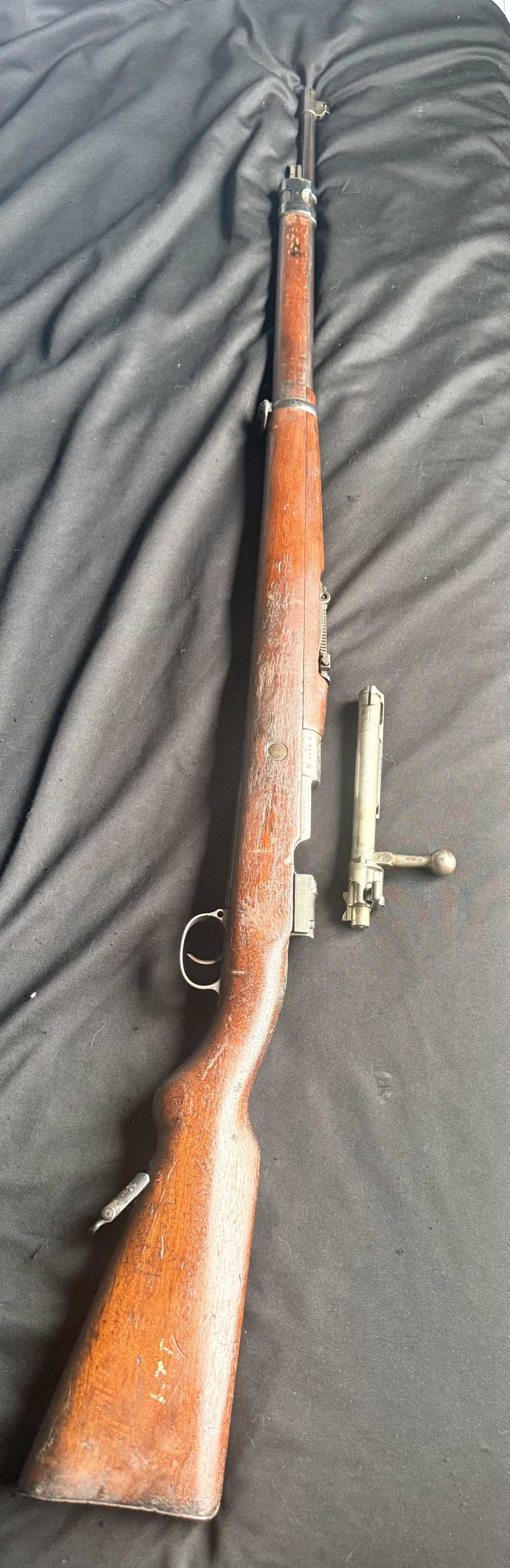 1908 DWM Oberndorf  Brazilian Mauser Bolt Rifle 7mm Mauser-img-0