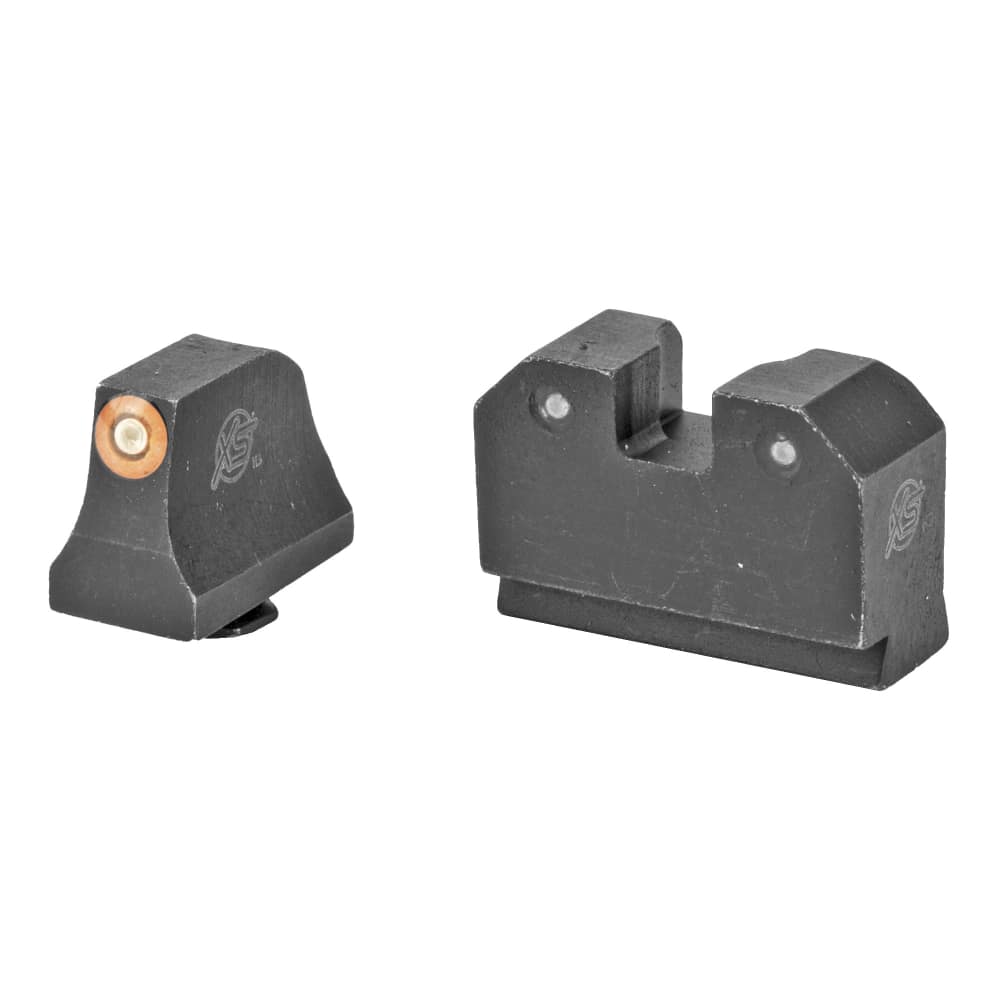 XS Sights R3D TALL Orange Dot + Tritium Sights for GLOCK 17 19 22 34 Pistol-img-1