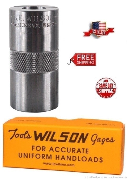 L.E. Wilson Case Length Headspace Gauge 6mm Remington NEW # CG-6244R -img-0
