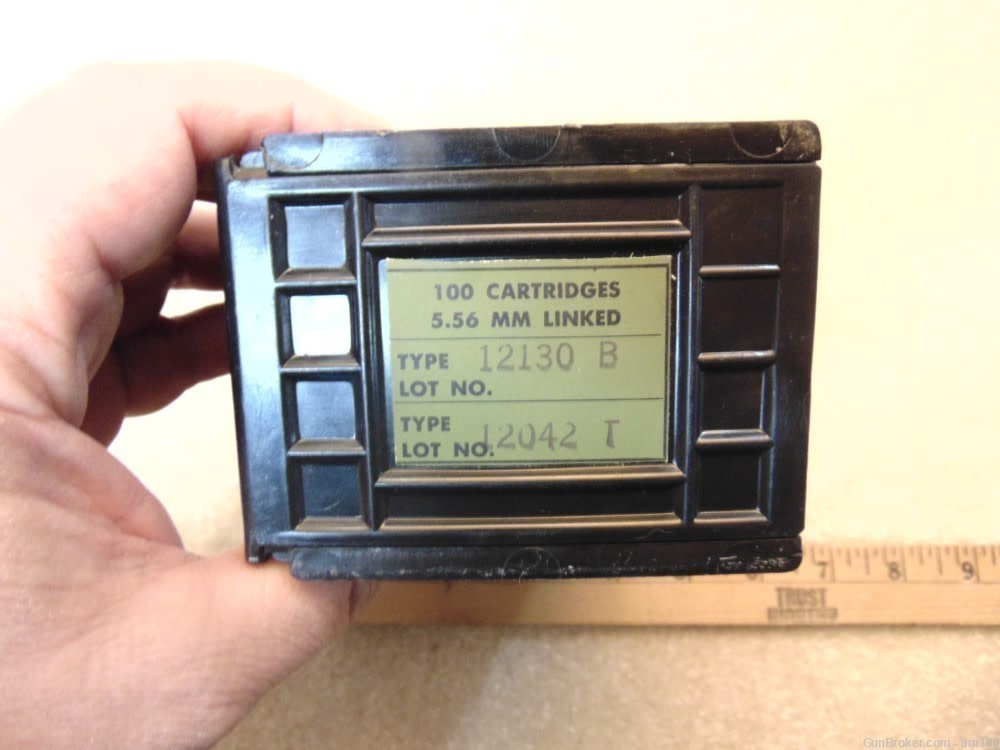 STONER 63 63A AMMO BOX ORIGINAL CADILLAC GAGE-img-0