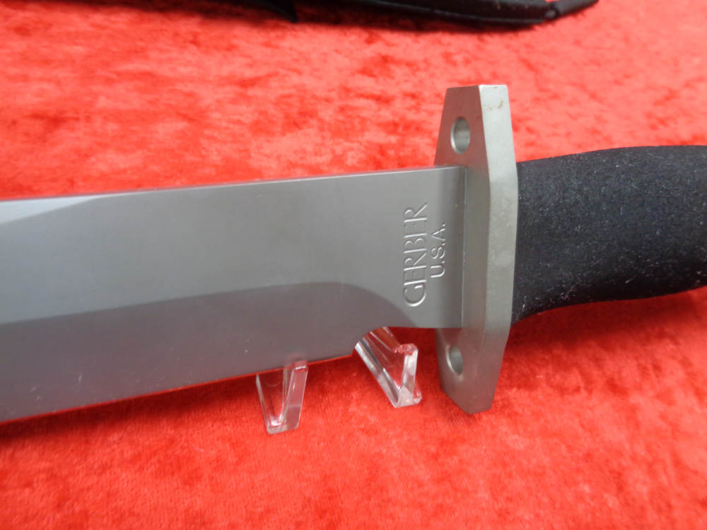 US GERBER BMF Fighting Bowie Knife Survival Military Sheath WE TRADE GUNS-img-7