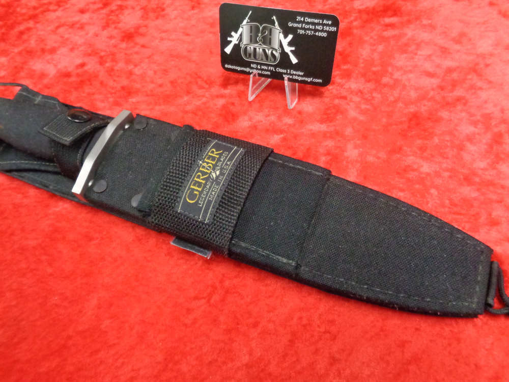 US GERBER BMF Fighting Bowie Knife Survival Military Sheath WE TRADE GUNS-img-18