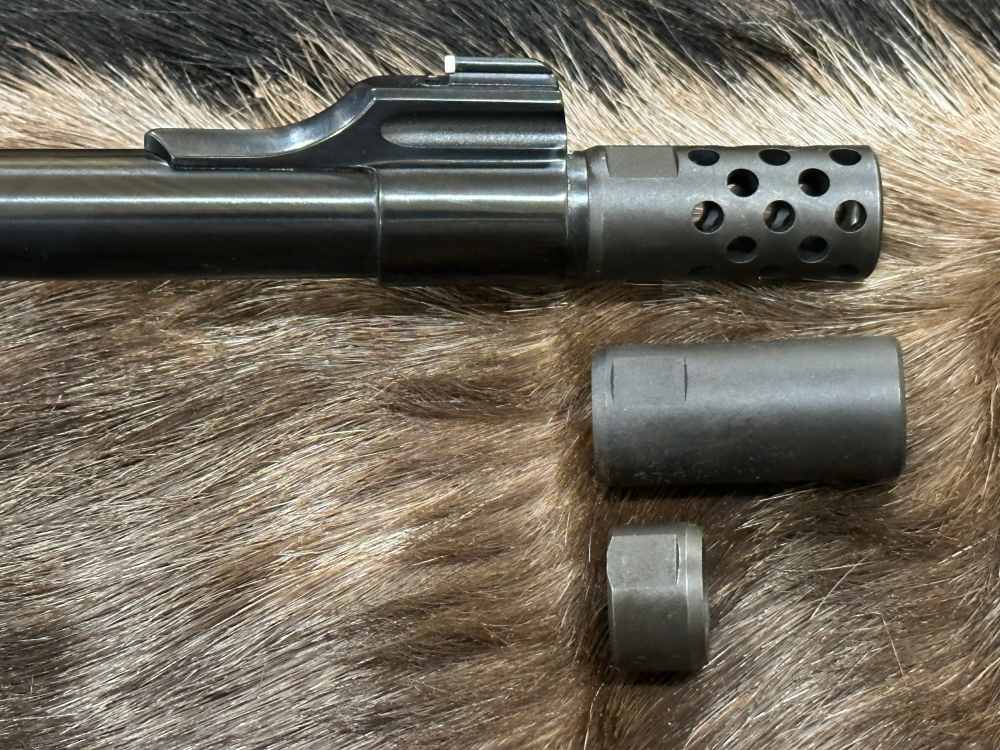 RUGER M77 HAWKEYE AFRICAN 375 RUGER 23" W/ BRAKE, GOOD WOOD-img-6