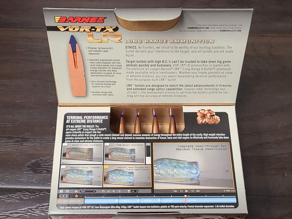 20 Rounds of Barnes VOR-TX LR 6mm Creedmoor 95gr. LRX BT Rifle Ammo-img-2