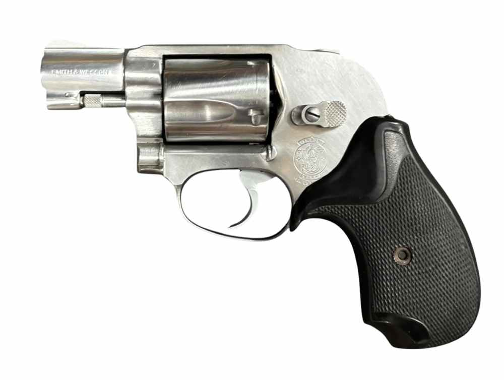 Original Smith & Wesson 649 Snubnose w/ Case, Speedloaders 2”Bbl 5Rd .38Spl-img-1
