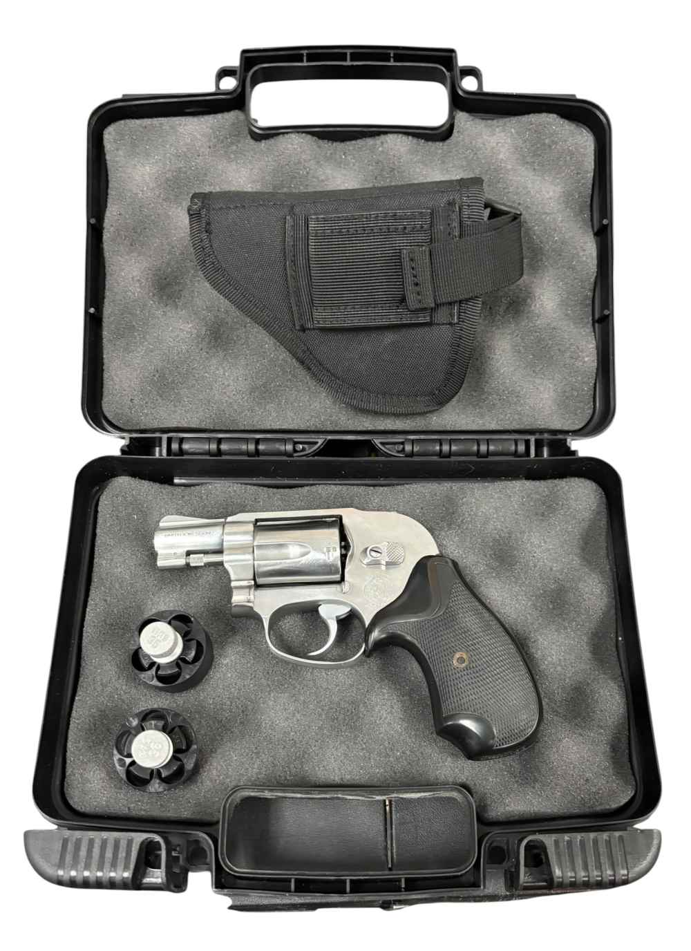 Original Smith & Wesson 649 Snubnose w/ Case, Speedloaders 2”Bbl 5Rd .38Spl-img-0