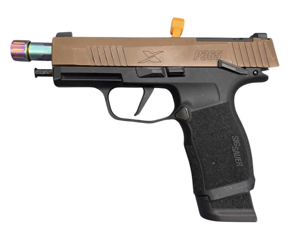 Custom Sig Sauer P365X w/ Threaded Barrel, Original Case 4.25”Bbl 17+1 9mm-img-1