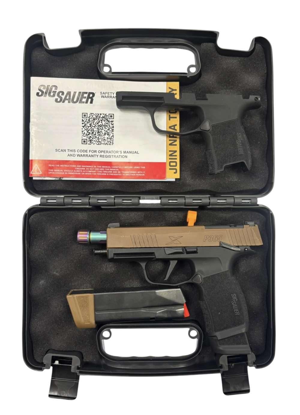 Custom Sig Sauer P365X w/ Threaded Barrel, Original Case 4.25”Bbl 17+1 9mm-img-0