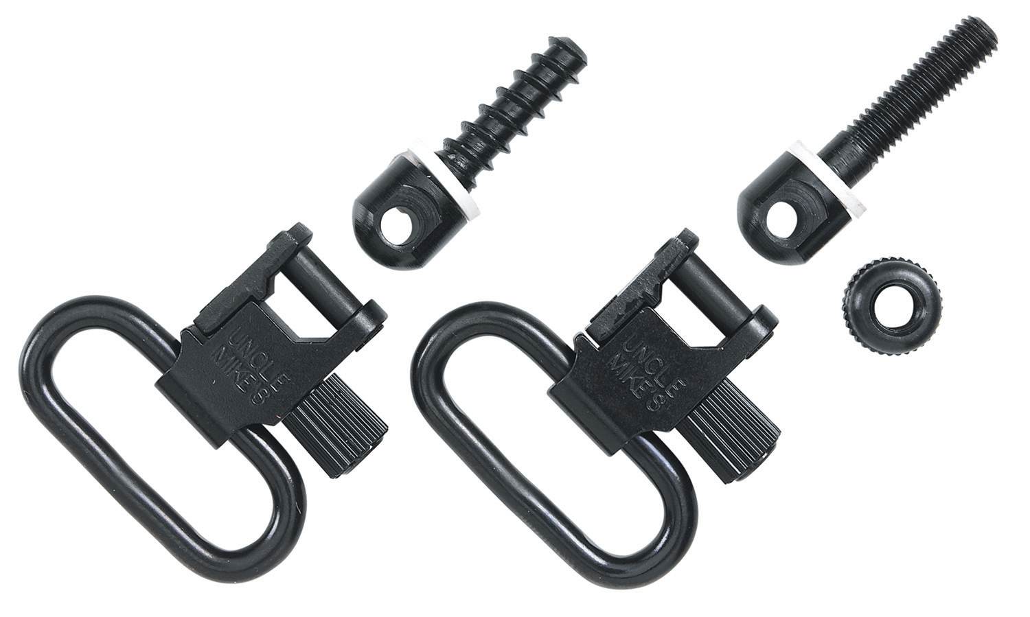 Uncle Mike's MO10022 Quick Detach Sling Swivel - Nickel-img-0