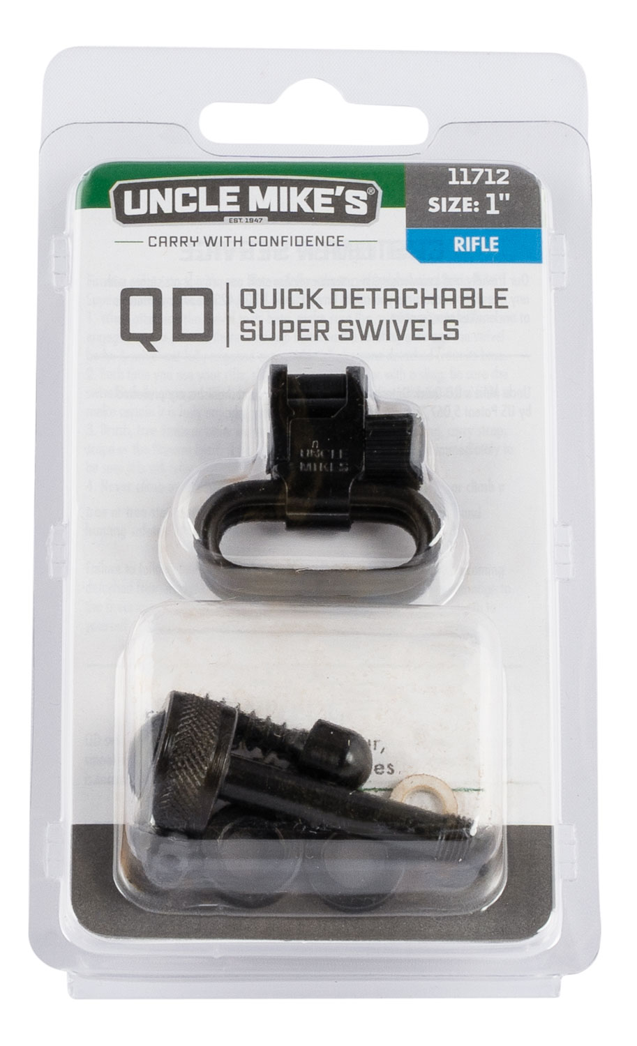 Uncle Mike's Super Swivel for Remington 7400 - Blued 1" Loop-img-0
