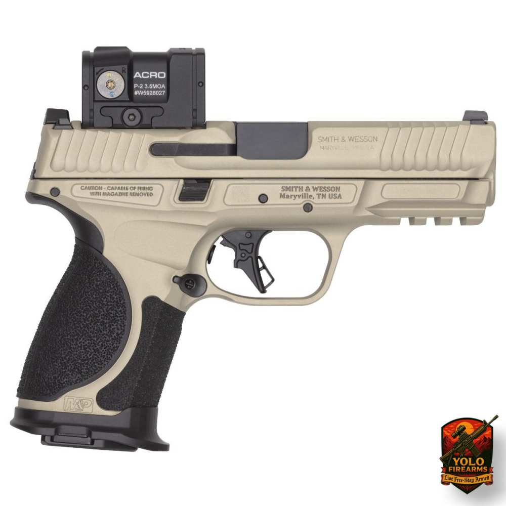 S&W M&P9 M2.0 MET 9MM 4" 15+1 AIMPOINT ACRO CHAMPAGNE 9mm-img-2