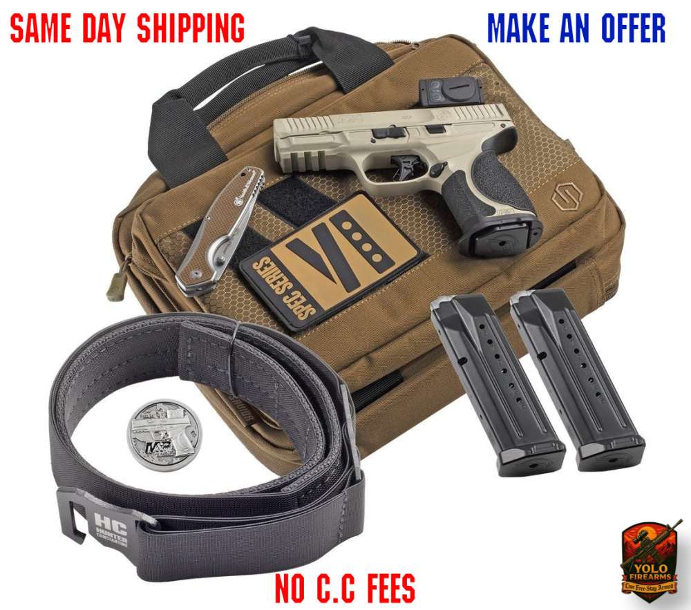S&W M&P9 M2.0 MET 9MM 4" 15+1 AIMPOINT ACRO CHAMPAGNE 9mm-img-0