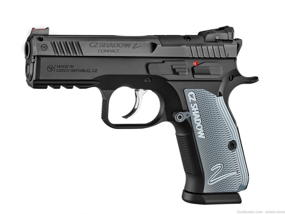 CZ-USA CZ Shadow 2 Compact 9mm Luger 4" Black / Silver 15 Rds 91252-img-2