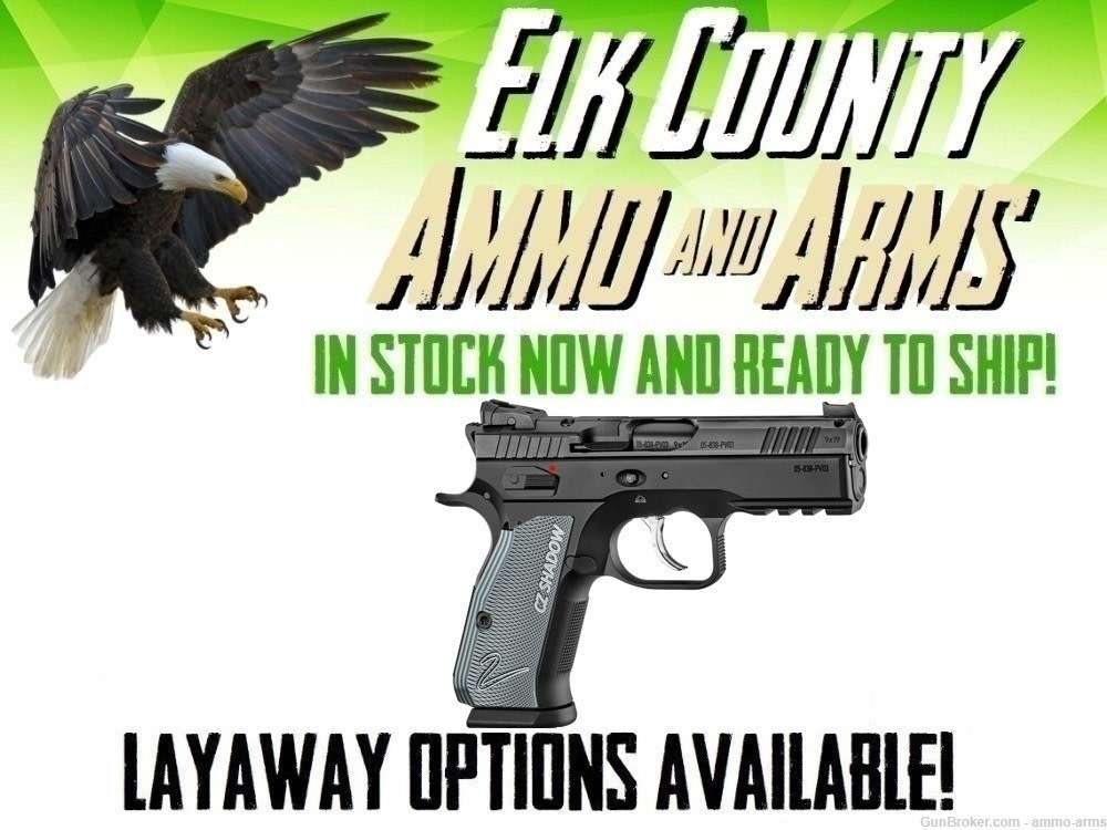 CZ-USA CZ Shadow 2 Compact 9mm Luger 4" Black / Silver 15 Rds 91252-img-0