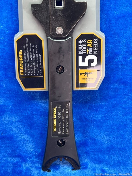 Wheeler AR Combo Armorer's Wrench -img-8