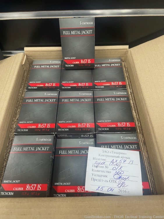 Techcrim 8x57 IS 360 Rd Case *Rare*-img-7