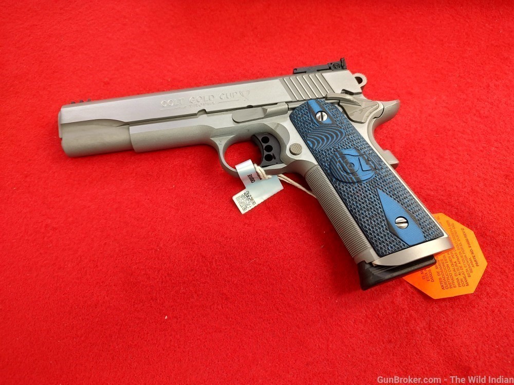 Colt Mfg O5070XE Gold Cup Trophy 45 ACP 8+1 5" Steel Barrel, Stainless Stee-img-1