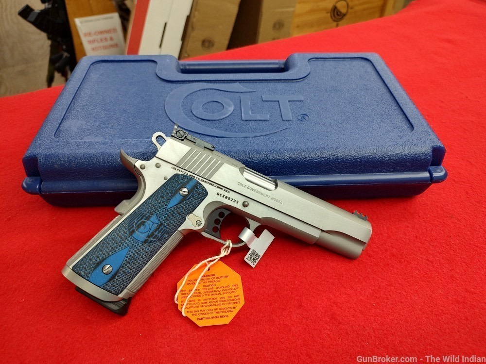 Colt Mfg O5070XE Gold Cup Trophy 45 ACP 8+1 5" Steel Barrel, Stainless Stee-img-3