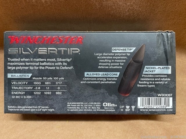 WINCHESTER 300 BLK 150 GR SILVER TIP 20 ROUND BOX-img-1