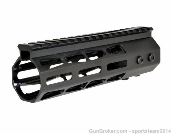 7" inch MLOK rail Super Slim Handguard Free Float for ar15-img-1